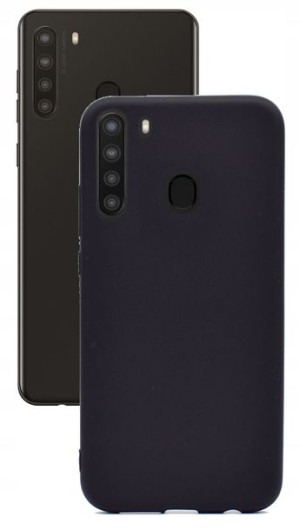Etui plecki matowe czarne matt case do Samsung A21
