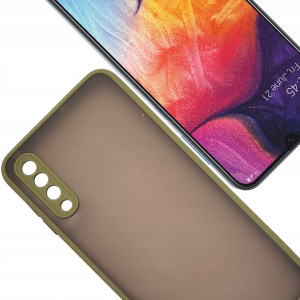 Etui silikon Smoky Case do Samsung A50 A30s zieleń