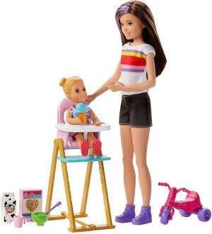 Barbie - Opiekunka Skipper - Czas Karmienia - Fhy97 Ghv87