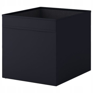 Ikea Drona Pudełko Wkład Czarny 33x38x33 Cm