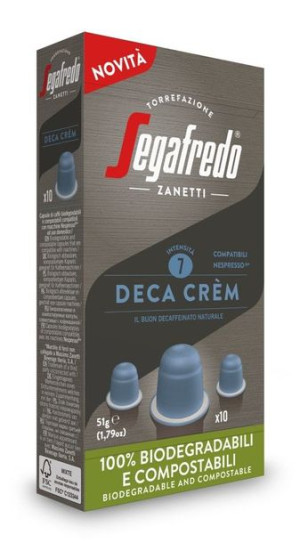 Kapsułki do Nespresso Segafredo Deca Crem - 10 szt