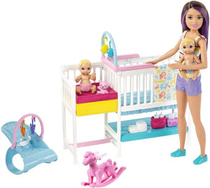 Barbie - Opiekunka - Zestaw Barbie Skipper - Gfl38