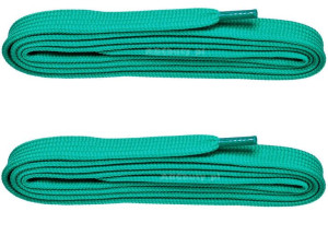 G13-40 Turkusowe Szerokie Sznurowadła 7 Mm Sznurówki Do Adidasów 60 Cm
