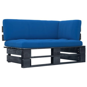 Ogrodowa sofa narożna z palet, impregnowane drewno sosnowe