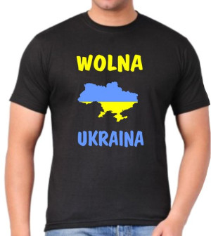 Koszulka FREE Ukraine solidarni Wolna Ukraina