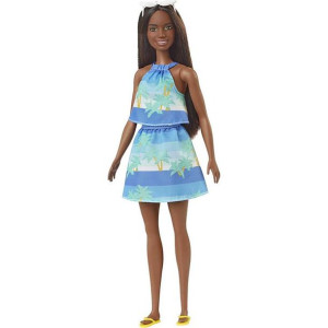 Barbie - Ocean Malibu 50 W Niebieskiej Sukience - Grb35 Grb37