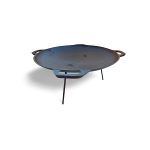 Patelnia Żeliwna Wok Na Ognisko 50cm Grill