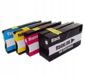 4x Tusz Hp 950xl 951xl Zamiennik 75/28ml Cmyk