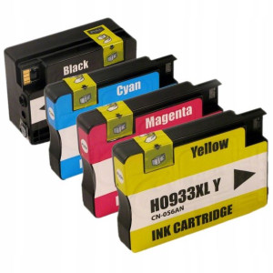 4x Tusz Hp 932 933 Xl Officejet 7110 7610 7612 Fv