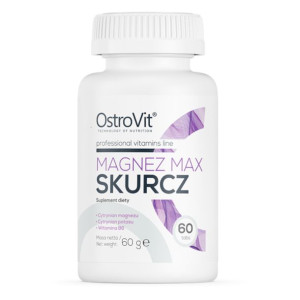 Minerały Magnez OstroVit Magnez Max Skurcz 60tab