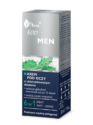 AVA ECO MEN Krem pod oczy 6 w 1, 15 ml