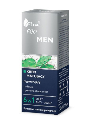 AVA ECO MEN Krem matująco-regenerujący 6 w 1, 50 ml