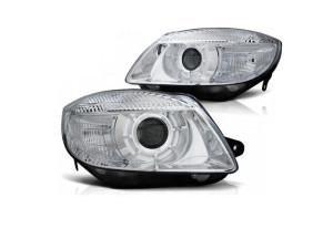 Lampy Skoda Fabia 07-09 Roomster 06-09 Soczewki Fk