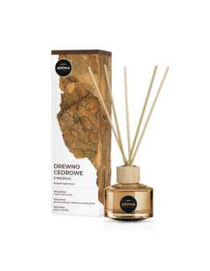 AROMA Home Basic Patyczki Zapachowe 50ml DREWNO CEDROWE Z PACZULĄ