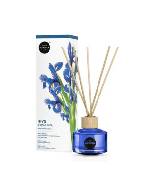 AROMA Home Basic Patyczki Zapachowe 50ml IRYS Z BIAŁĄ RÓŻĄ