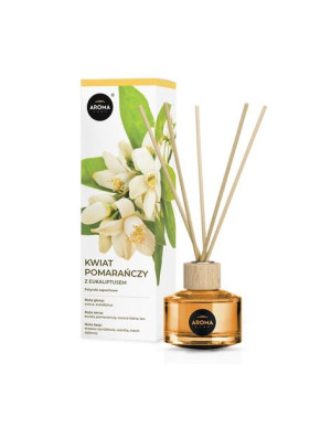 AROMA Home Basic Patyczki Zapachowe 50ml KWIAT POMARAŃCZY Z EUKALIPTUSEM