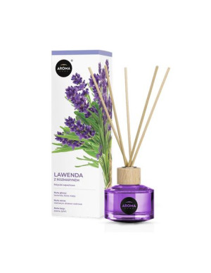 AROMA Home Basic Patyczki Zapachowe 50ml LAWENDA Z ROZMARYNEM