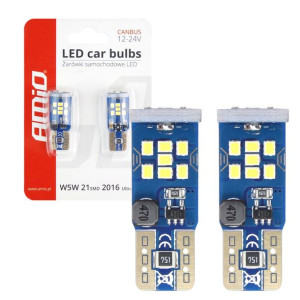 Żarówki LED CANBUS 21SMD UltraBright W5W White 12V/24V