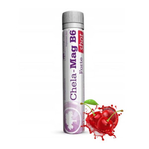 Minerały Magnez + Witamina B6 Olimp Chela-MagB6 Forte Shot 25ml Wiśnia