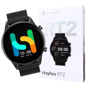 Smartwatch Haylou RT2 czarny SpO2 Pulsoksymetr