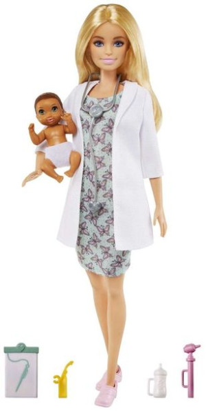 Barbie - Lekarz Pediatra - Blond - Gvk03