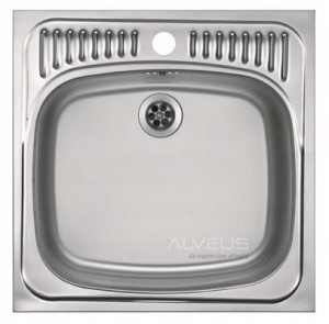 Alveus Basic 130 Zlewozmywak Stalowy Satyna