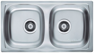 Alveus Basic 160 Zlewozmywak Stalowy Satyna
