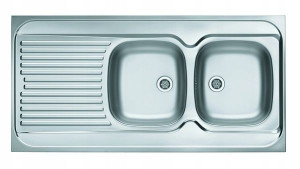 Alveus Classic 100 Zlewozmywak Stalowy Len Prawy