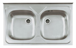 Alveus Compact 20 Zlewozmywak Stalowy Satyna