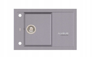 Alveus Formic 30 Zlewozmywak Granitowy Steel