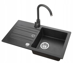 Alveus Foxtrot 130 Zlewozmywak Granit + Bateria