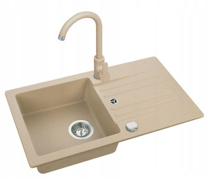 Alveus Foxtrot 130 Zlewozmywak Granit + Bateria
