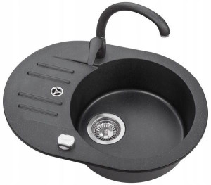 Alveus Foxtrot 40 Zlewozmywak Granitowy + Bateria