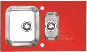 Alveus Glassix 20 Zlewozmywak Szklany Odwracalny