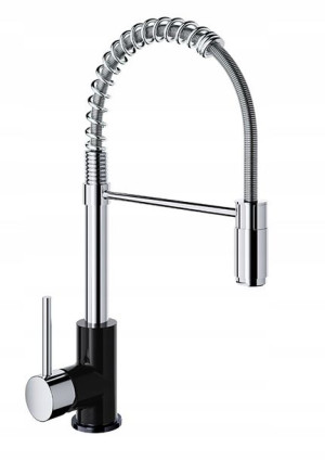 Alveus Helix Bateria Kuchenna Chrom + Czarny