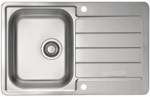 Alveus Maxim 80 Zlewozmywak Stalowy Satyna