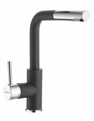 Alveus Siros Bateria Kuchenna Czarny 91+ Chrom