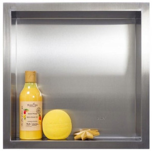 Balneo Półka Wnękowa Wall Box One 30x30x7 Inox