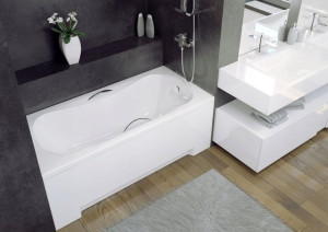 Besco Aria Plus Wanna Prostokątna 170x70cm Biała