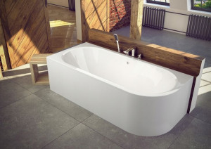 Besco Avita 160 Wanna Asymetryczna 160x75cm Lewa