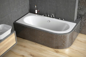 Besco Avita Slim Wanna Asymetryczna 150x75cm Lewa