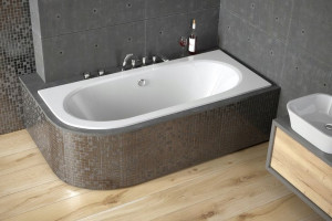 Besco Avita Slim Wanna Asymetryczna 170x75cm Prawa