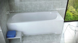Besco Bona 140 Wanna Prostokątna 140x70cm Biała