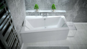Besco Infinity Wanna Asymetryczna 170x110cm Lewa