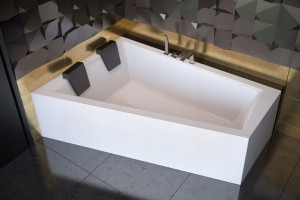 Besco Intima Duo Wanna Asymetryczna 170x125cm Lewa
