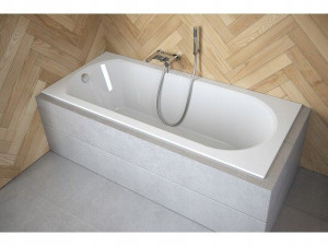 Besco Intrica Slim Wanna Prostokątna 160x75 Biała