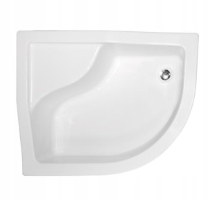 Besco Maxi Brodzik Asymetryczny Głęboki 120x85x24