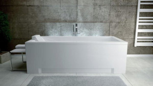 Besco Modern Wanna Prostokątna 130x70cm Biała