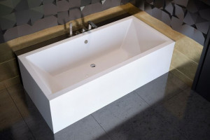 Besco Quadro Wanna Prostokątna 170x75cm Biała