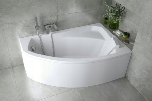 Besco Rima 140 Wanna Asymetryczna 140x90cm Prawa